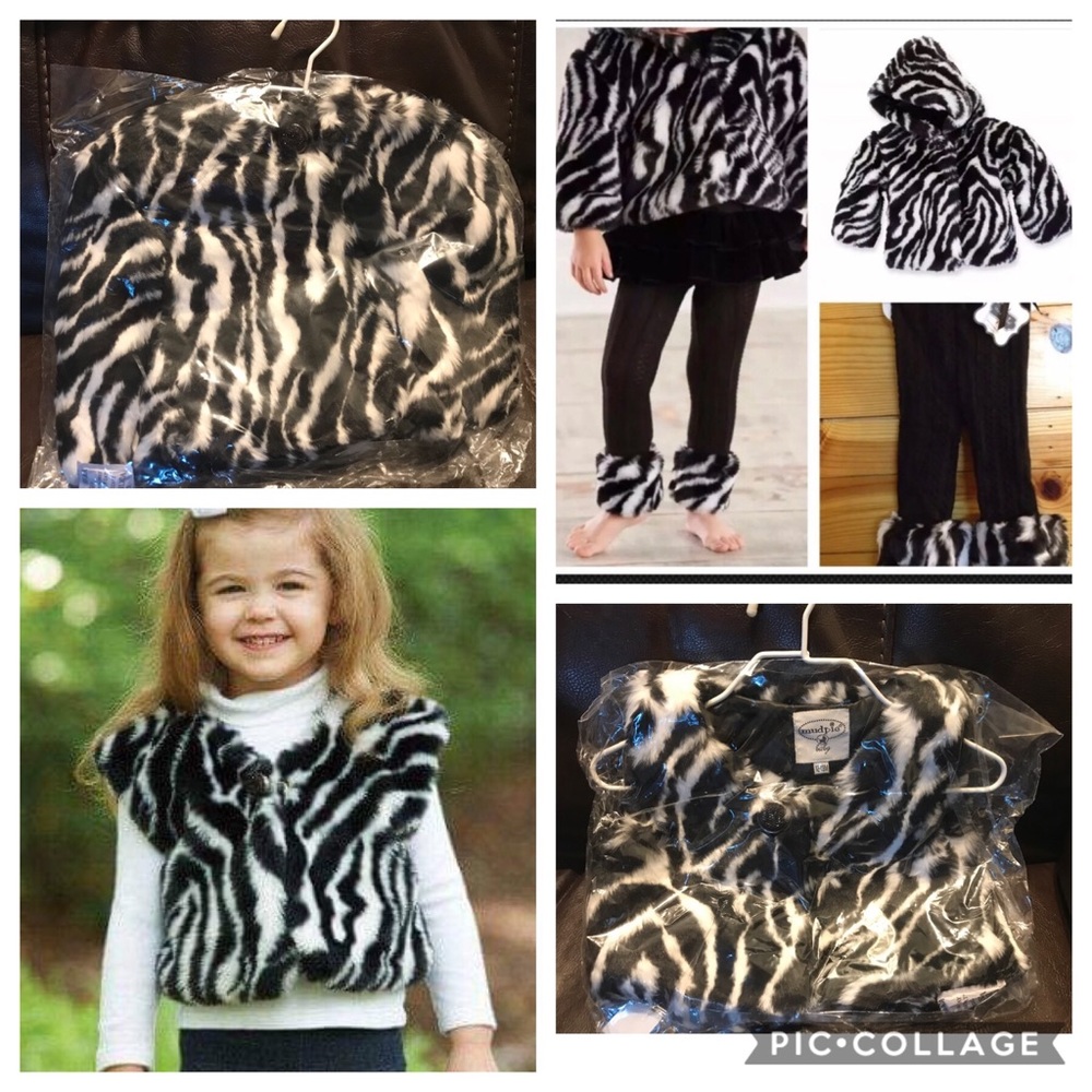 NEW 3 piece MudPie Jacket, Vest, Leggings